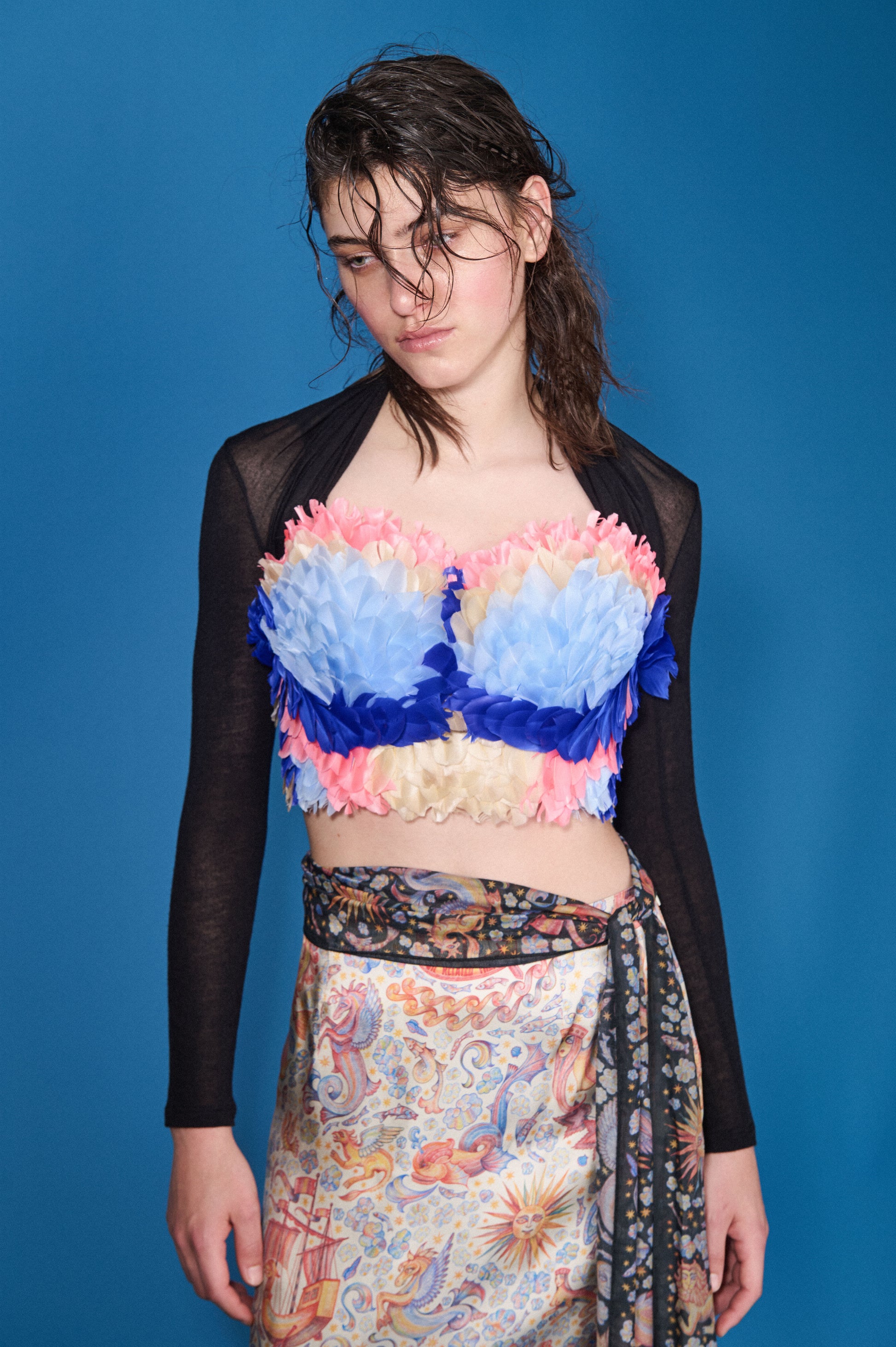 FEATHERS BRA TOP