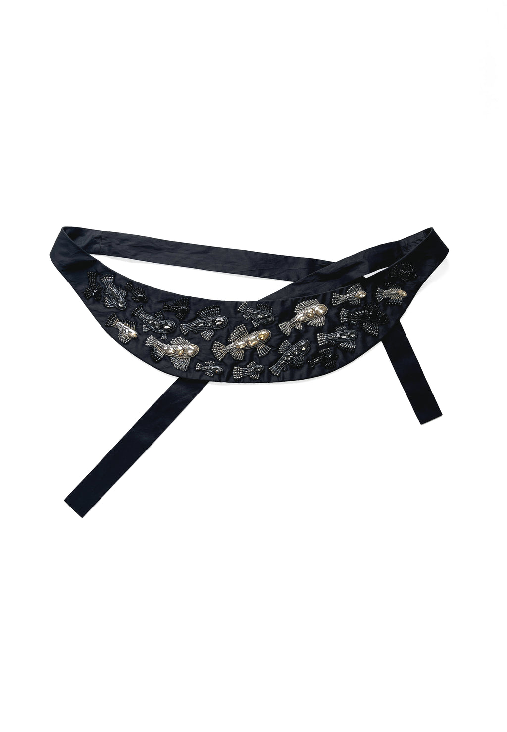 Little Fish Embroidered Apron Belt
