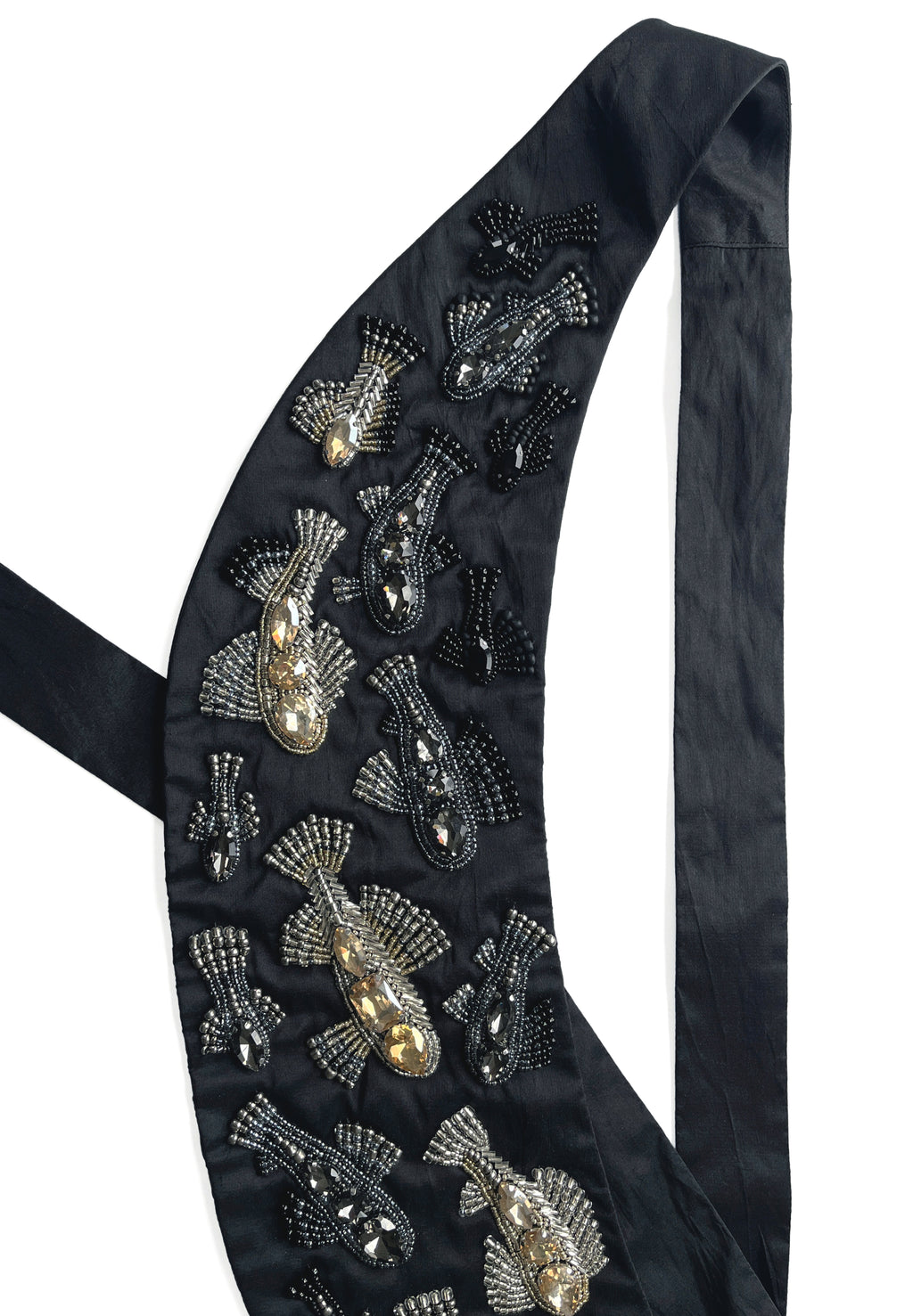 Little Fish Embroidered Apron Belt