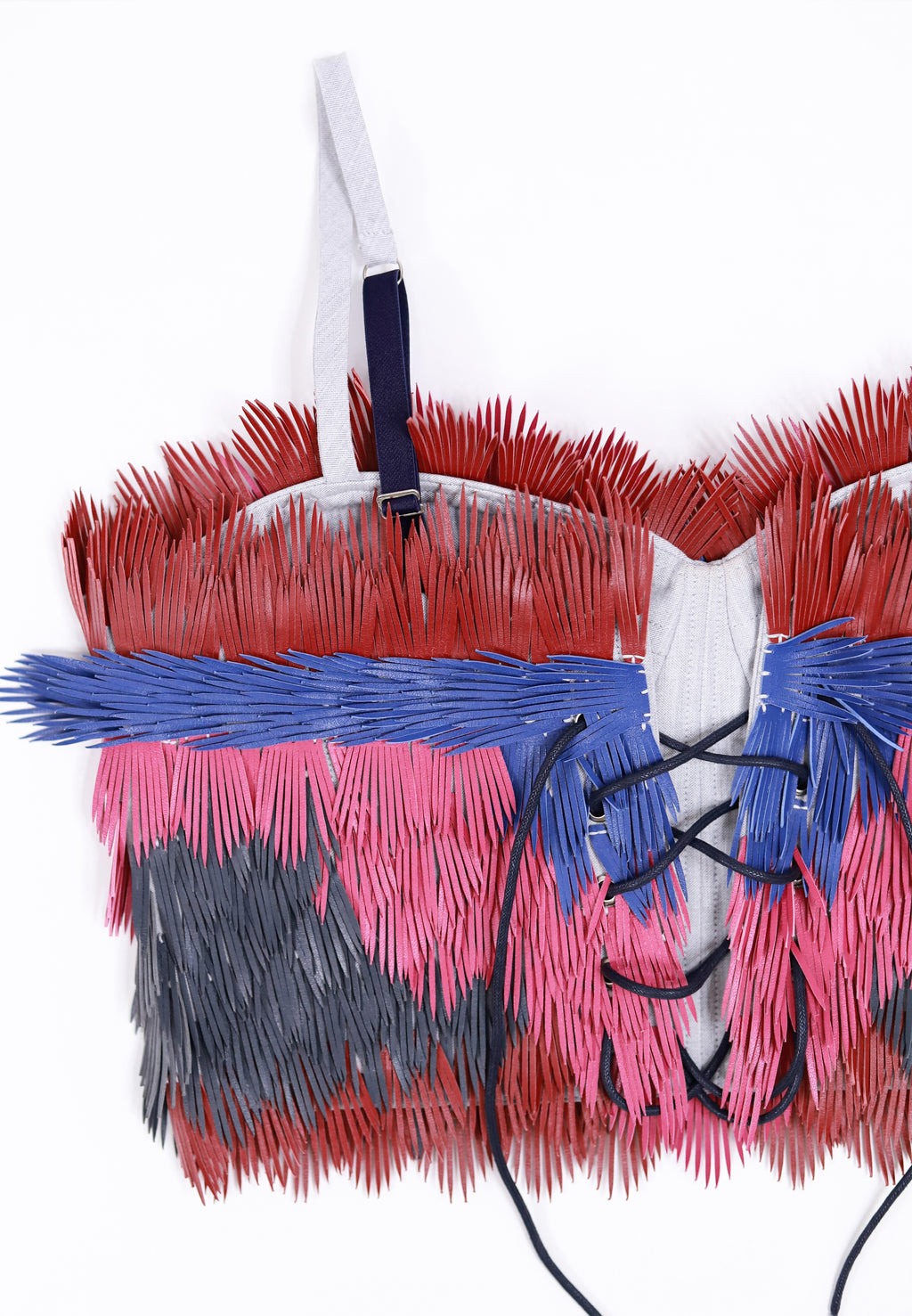 Leather Feathers Corset