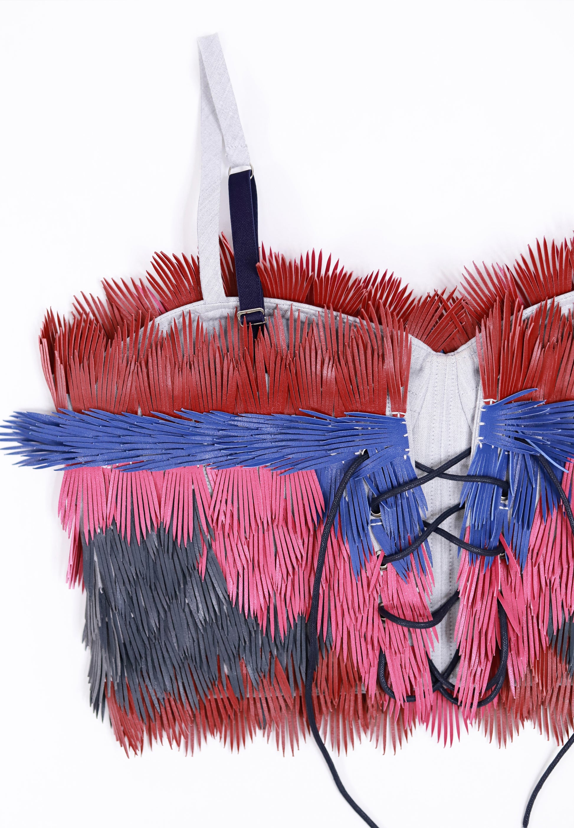 Leather Feathers Corset