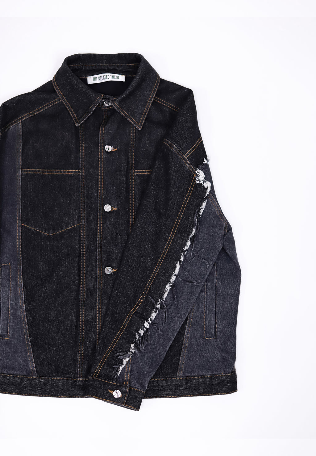 BLACK SHADES TWISTED DENIM JACKET