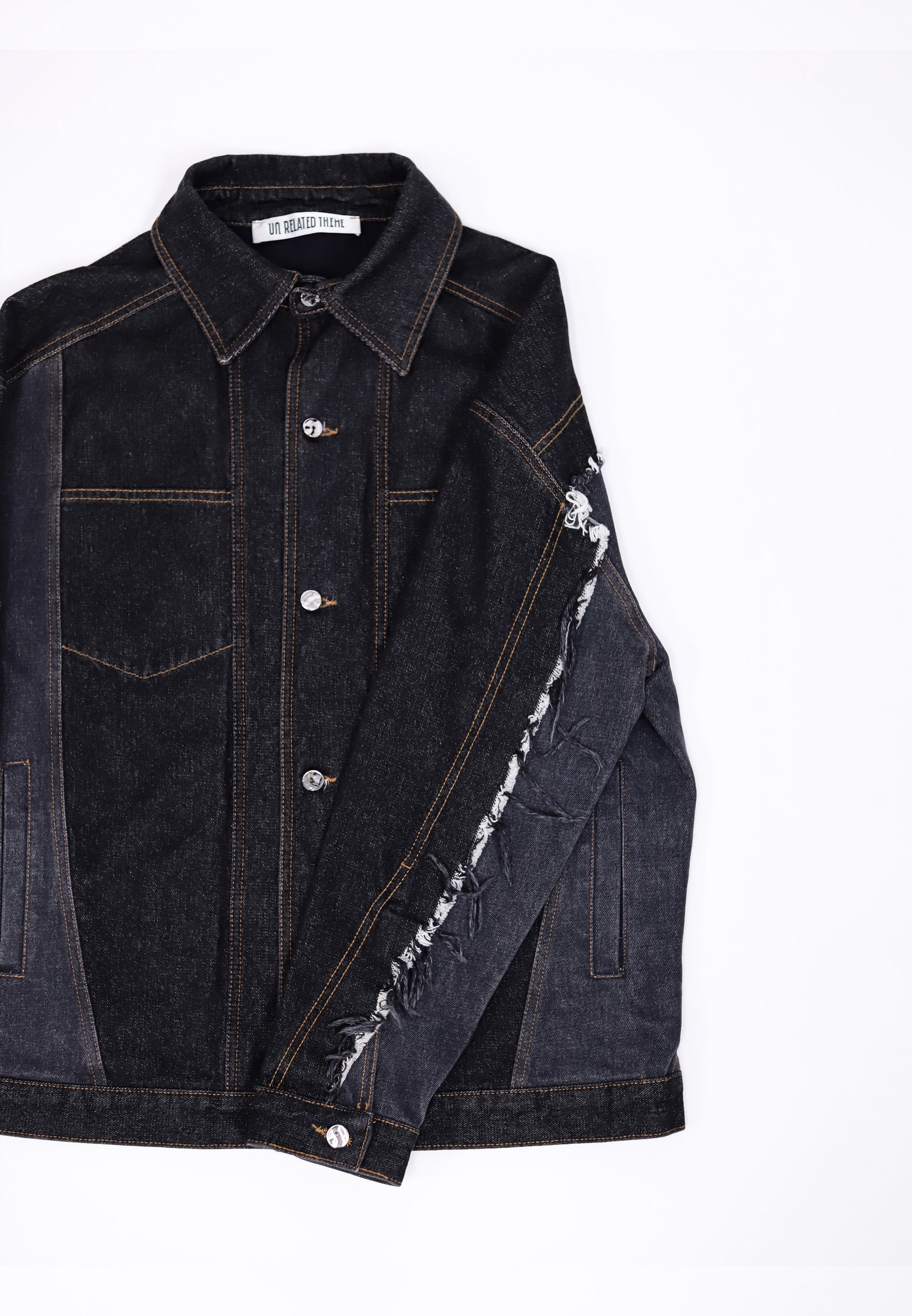 BLACK SHADES TWISTED DENIM JACKET