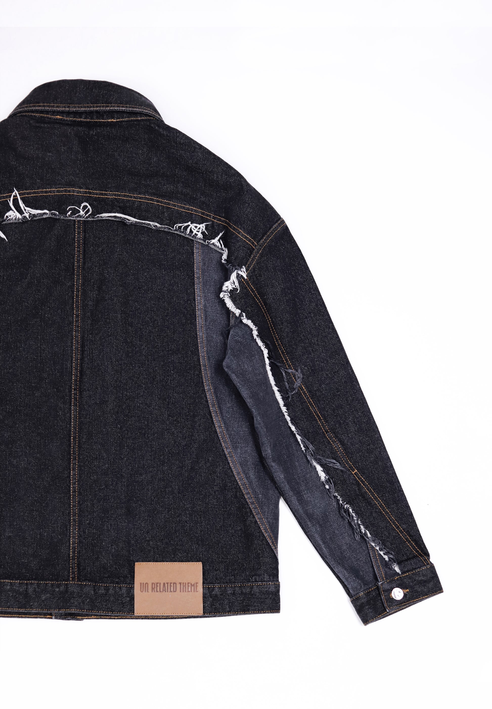 BLACK SHADES TWISTED DENIM JACKET