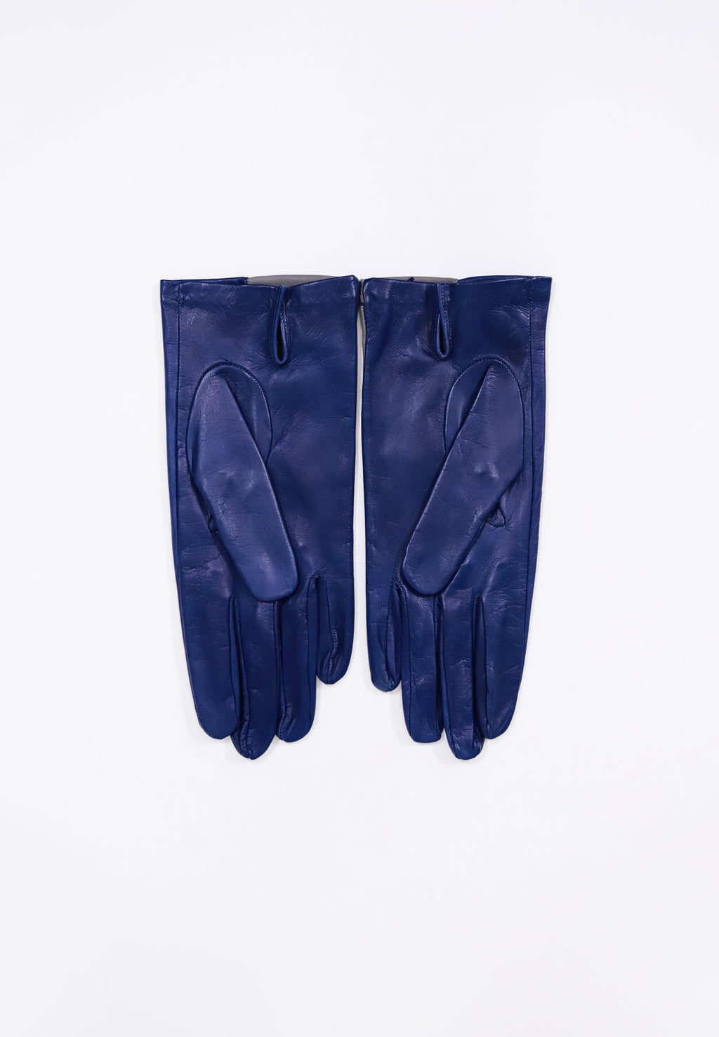 COLOR BLOCK LEATHER GLOVES