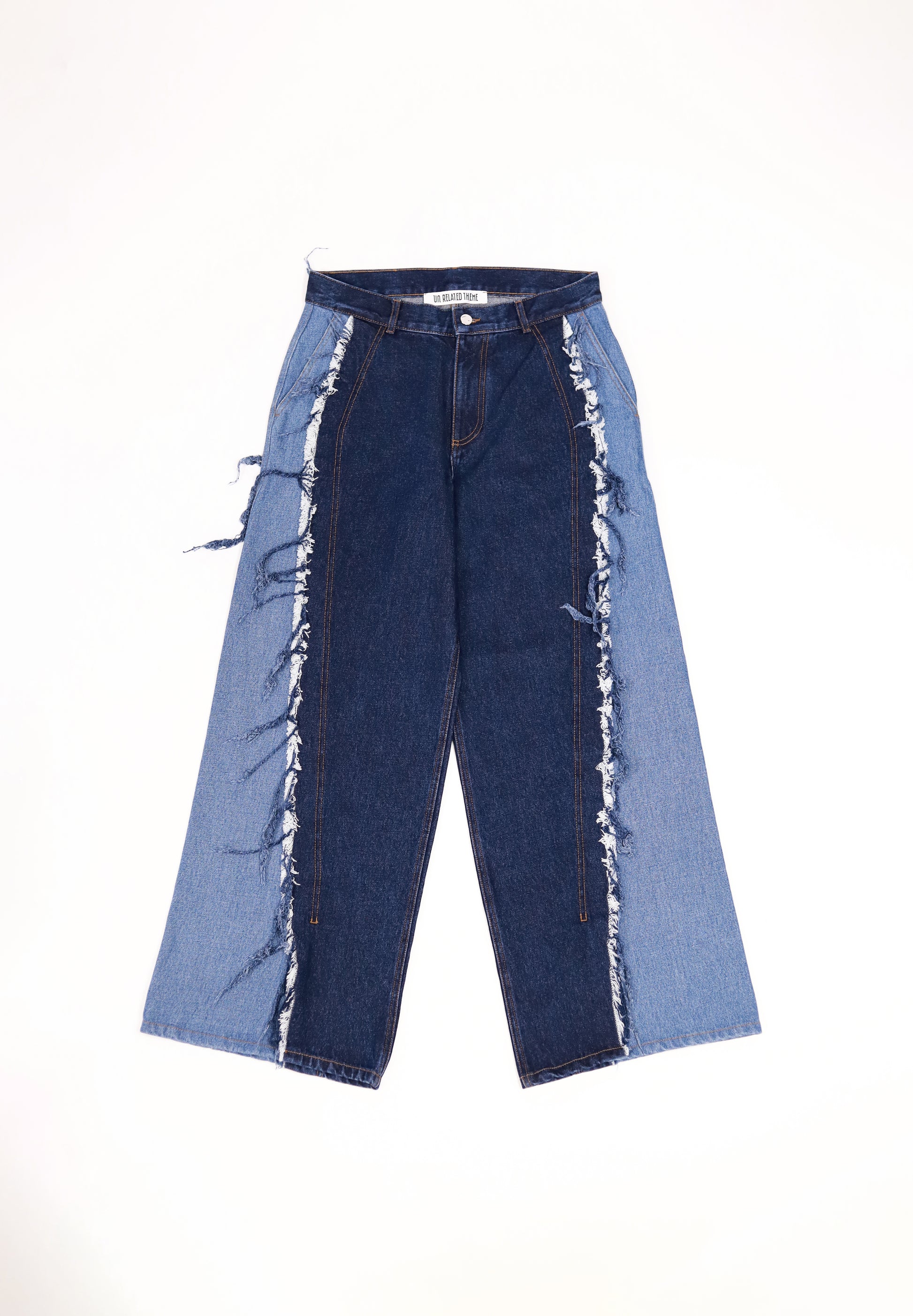 DARK BLUE SHADES TWISTED JEANS