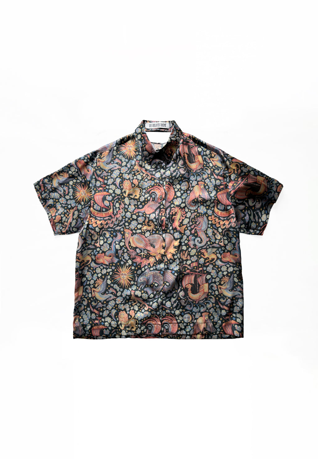 CHAOTIC CREATURES SILK BOWLING SHIRT