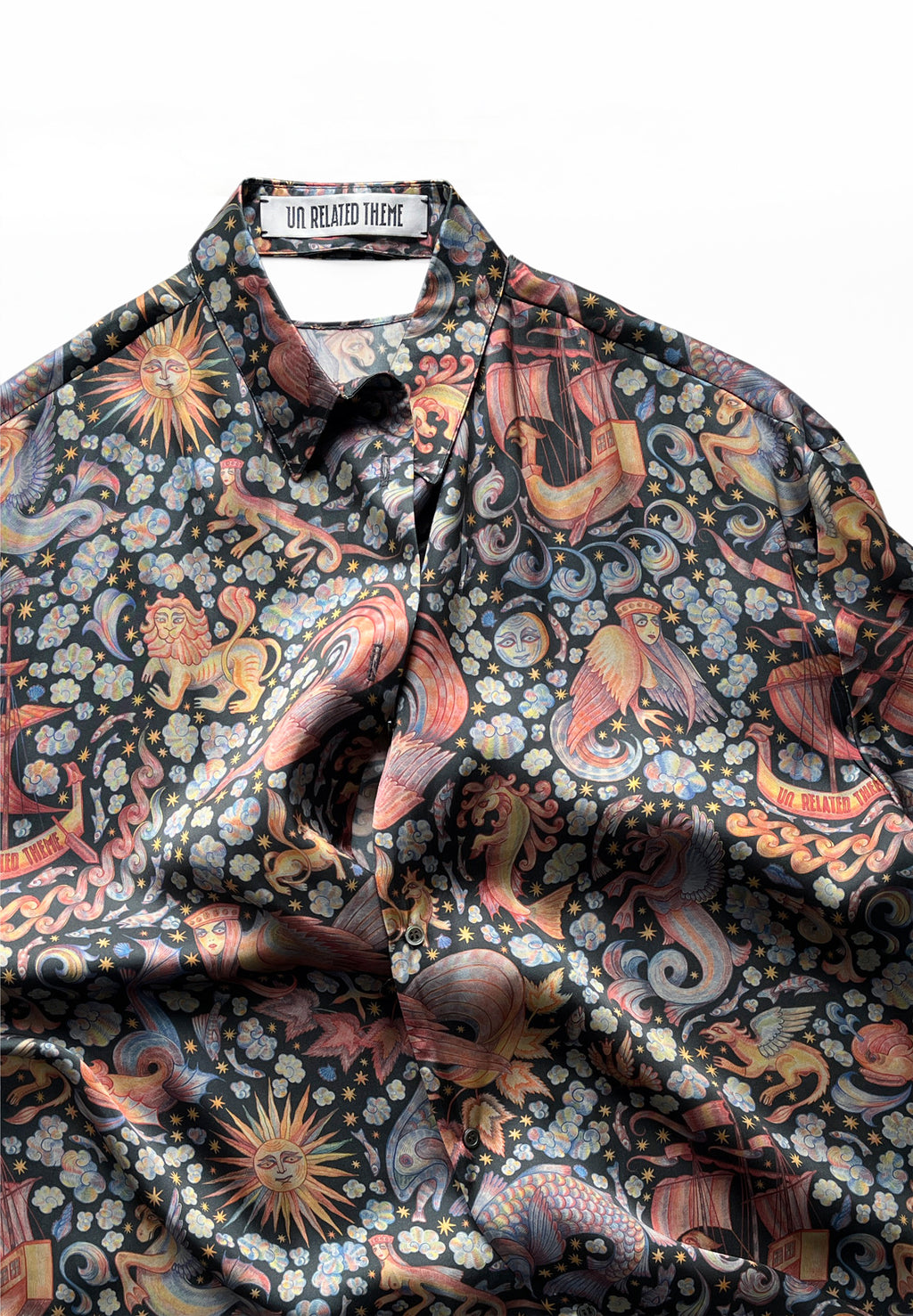 CHAOTIC CREATURES SILK BOWLING SHIRT